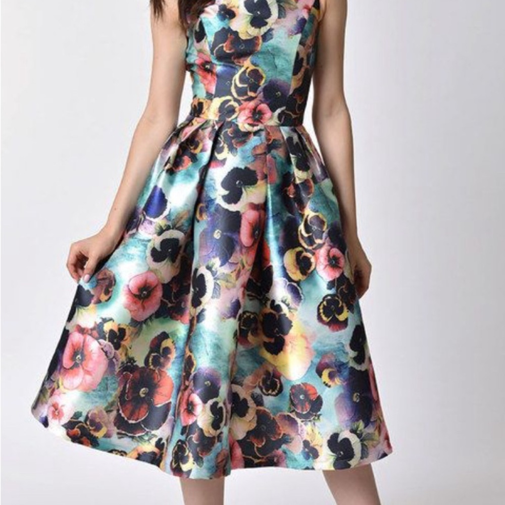 Chi Chi London Floral Multicolor Dress
